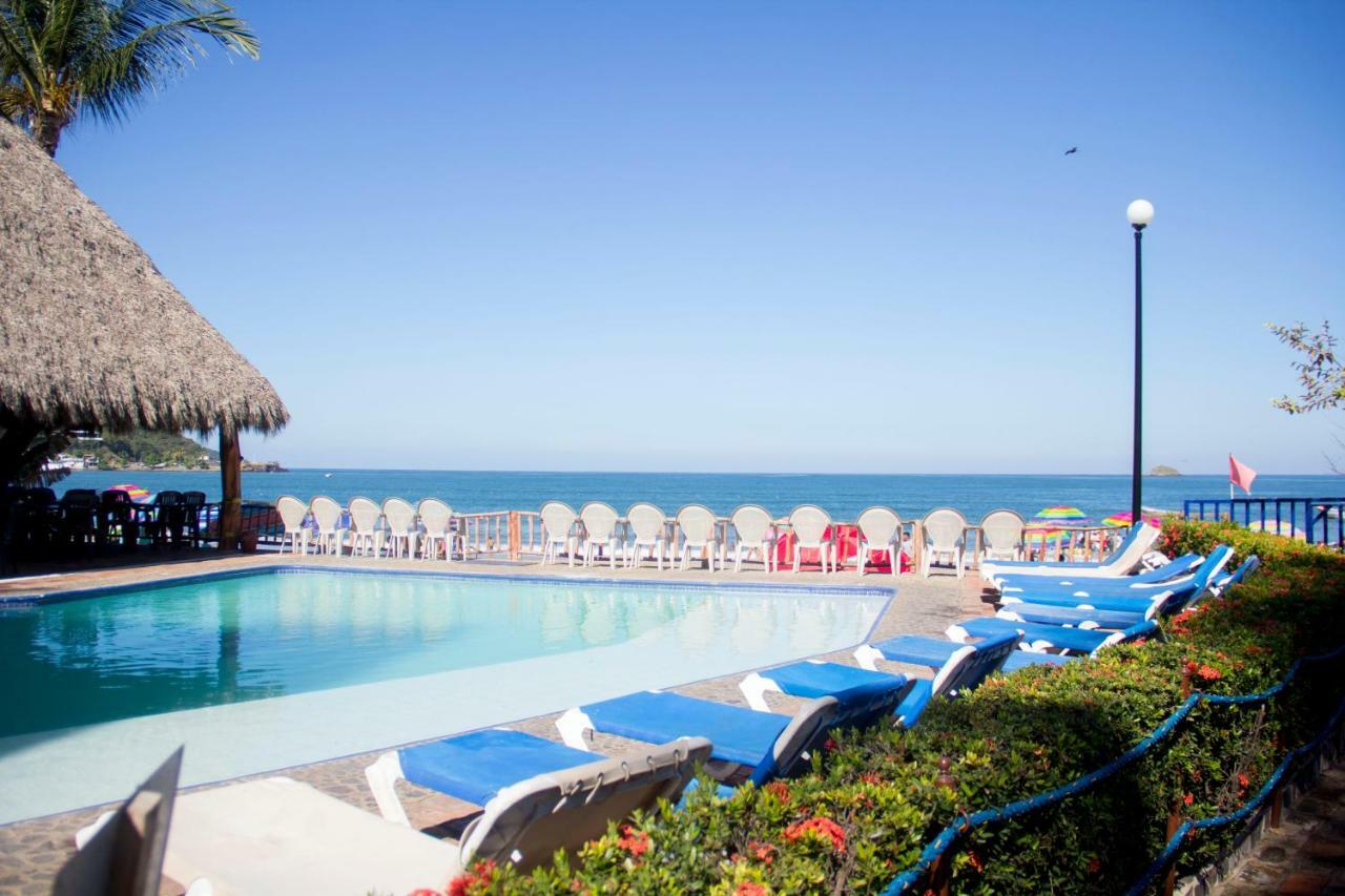 Cabanas Del Capitan Hotel Rincon de Guayabitos Bagian luar foto